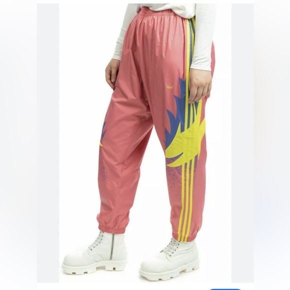 ADIDAS Originals Fakten Joggers Track Pants Hazy Rose Joy Purple Neon Retro - Picture 15 of 15